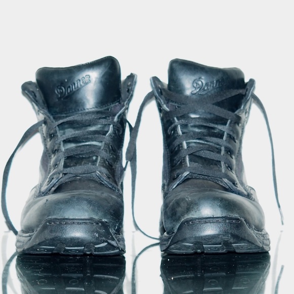 DANNER Genuine Leather Black Hiking Chucka Boots - Picture 4 of 14